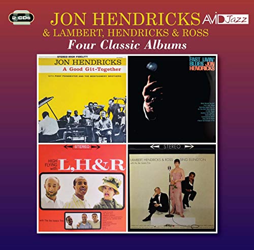 CD cover featuring four jazz album covers by Jon Hendricks & others.