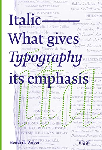 Book cover: “Italic” by Hendrik Weber, with text and patterned background.