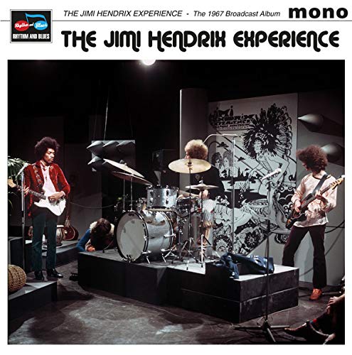 Jimi Hendrix Experience album cover featuring the band performing on a stage.