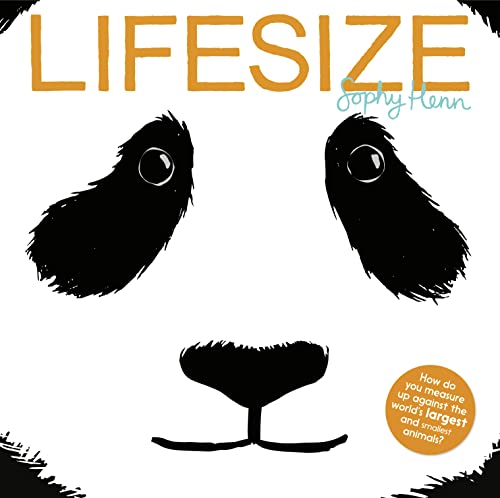 Book cover with a large, stylized panda face and orange title text.