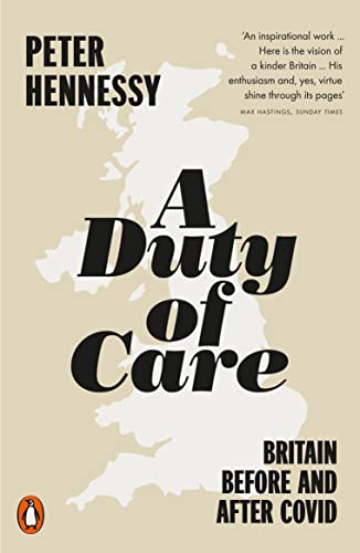 Book cover with a map of Britain and the title A Duty of Care.