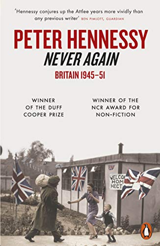 Book cover featuring a sepia-toned photograph of a family returning home to British flags.