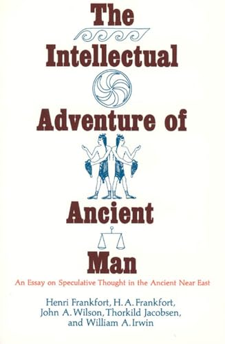 Book cover: “The Intellectual Adventure of Ancient Man” with figures and scales.