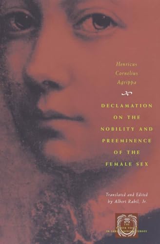 Book cover with portrait and title: "Declamation on the Female Sex.