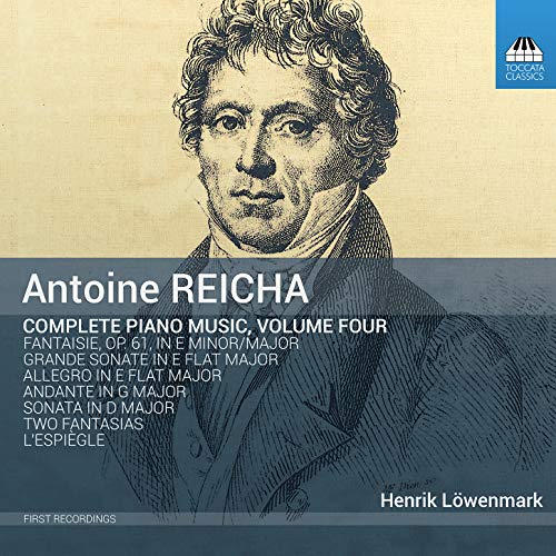 CD cover featuring a portrait of composer Antoine Reicha and track listing.