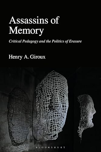 Book cover: "Assassins of Memory" with abstract face imagery.