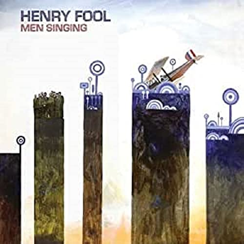 CD cover for “Henry Fool - Men Singing” with abstract blue and brown art.