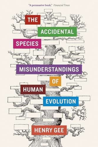 Book cover: "The Accidental Species" with a tree of life illustration.