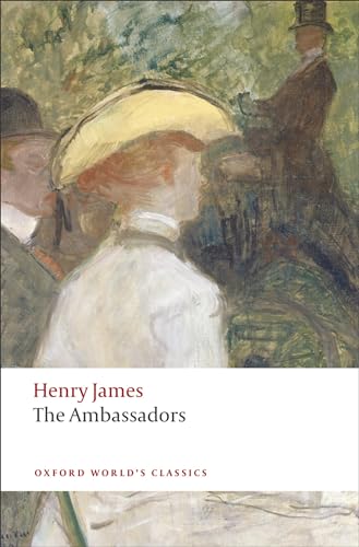Book cover featuring an impressionist painting of people with text by Henry James.