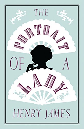 Book cover: "The Portrait of a Lady" by Henry James, with silhouette.