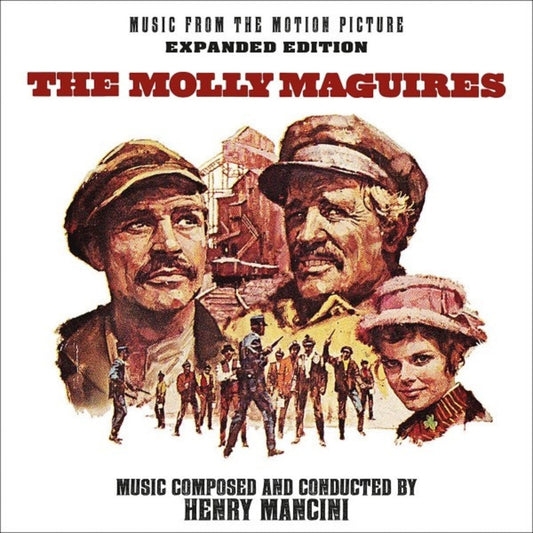 CD cover for "The Molly Maguires" soundtrack by Henry Mancini, featuring film imagery.