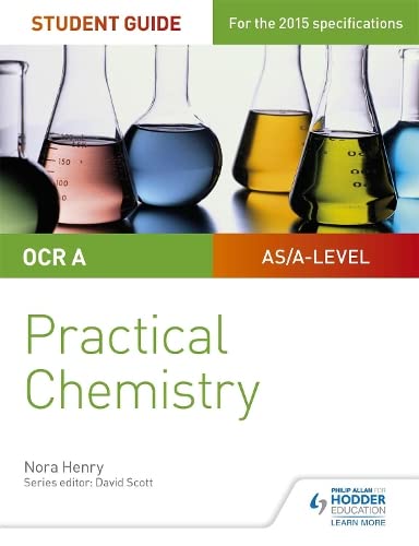 Chemistry student guide cover with lab glassware and text "Practical Chemistry".