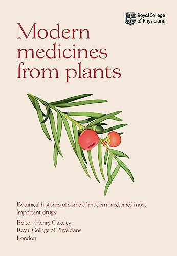 Book cover: "Modern Medicines from Plants" with botanical illustration.