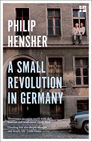 Book cover: "A Small Revolution in Germany" with building and people.
