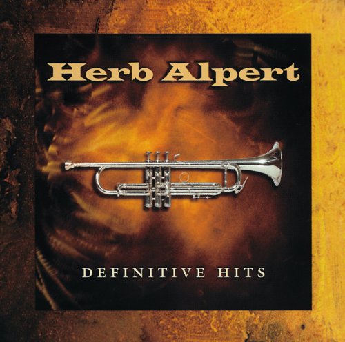 CD cover for Herb Alpert’s “Definitive Hits” featuring a trumpet.