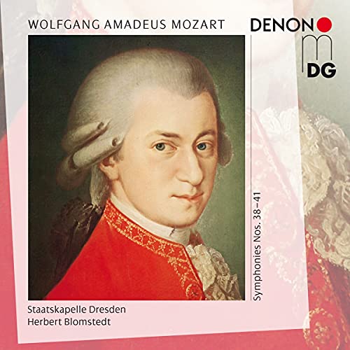 CD cover featuring a portrait of composer Wolfgang Amadeus Mozart.