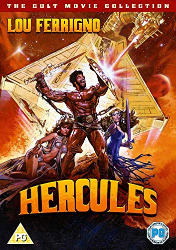 Hercules DVD cover featuring Lou Ferrigno as the muscular hero.