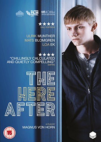 DVD cover for "The Here After" featuring a young boy in a jacket.