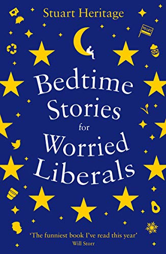 Book cover with dark blue background, yellow stars, and white text reading Bedtime Stories.