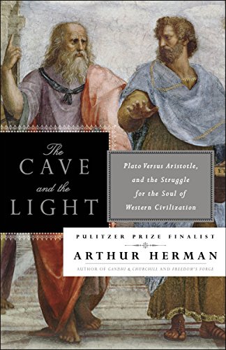Book cover featuring Renaissance-style painting of bearded philosophers.