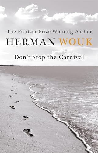 Book cover: “Don’t Stop the Carnival” by Herman Wouk, beach scene.