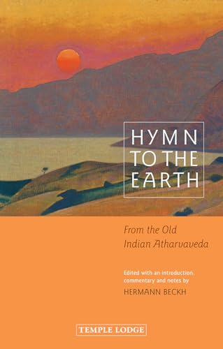 Book cover with sunset landscape and title “Hymn to the Earth.”