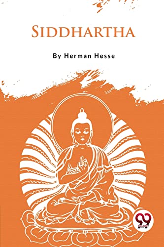 Book cover for "Siddhartha" by Herman Hesse, featuring a seated Buddha.
