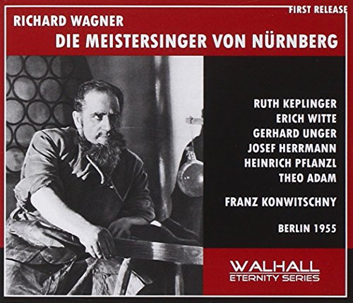 CD cover for Wagner’s “Die Meistersinger von Nürnberg” featuring a portrait.