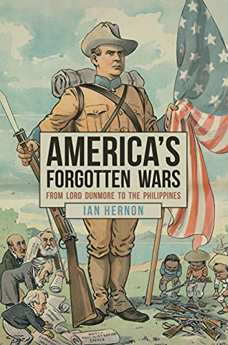Book cover featuring a soldier with a rifle and US flag above smaller figures.