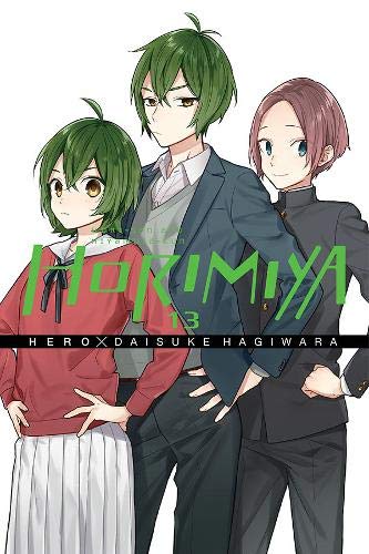 Horimiya manga volume 13 cover with three anime-style characters.