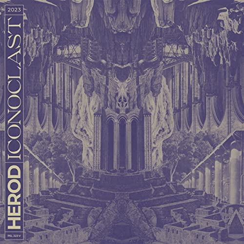 CD cover: skull-shaped form within a gothic architectural space.