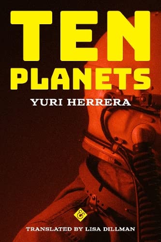Book cover: "Ten Planets" with an astronaut in a reddish, grainy image.