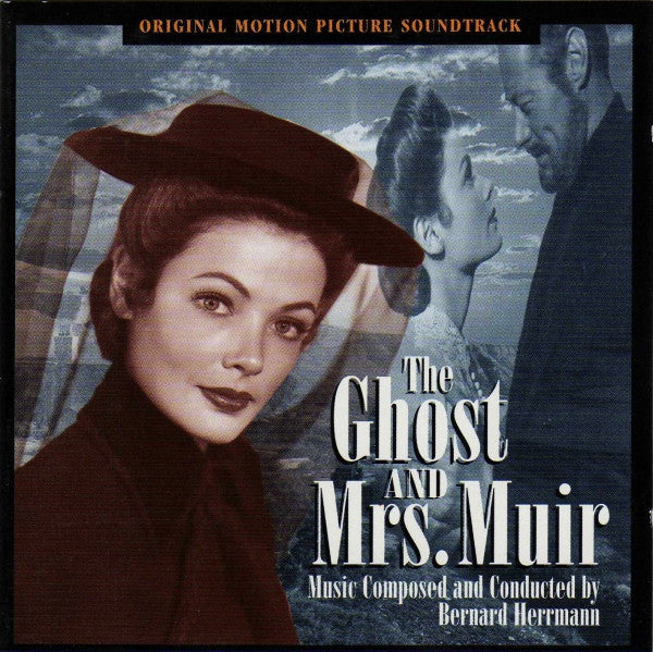 CD cover for "The Ghost and Mrs. Muir" soundtrack featuring Gene Tierney.
