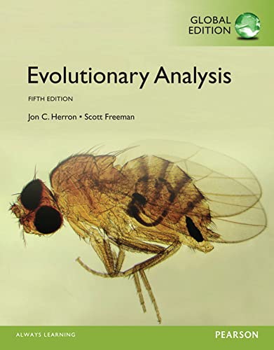 Textbook cover for "Evolutionary Analysis" featuring a detailed fly image.
