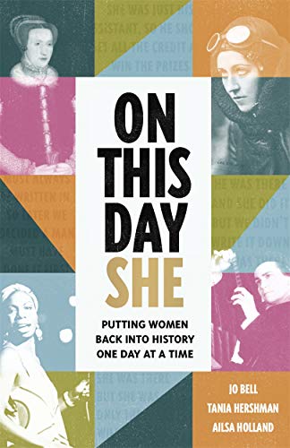 Book cover featuring portraits of historical women with bold text.