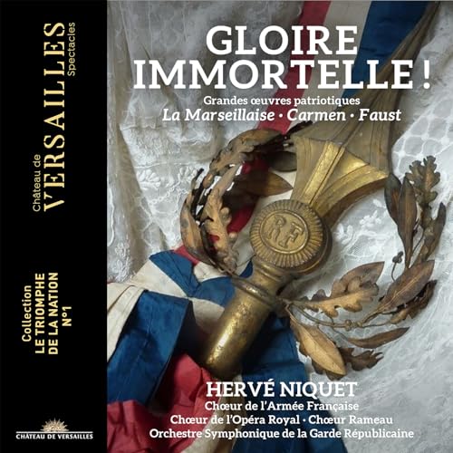 CD cover: French flag, laurel wreath, and text “Gloire Immortelle!”