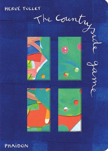 Blue book cover titled The Countryside Game with four rectangular windows showing abstract shapes.