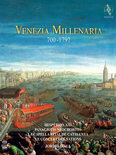 CD cover depicting a bustling Venetian seascape with gondolas and buildings.
