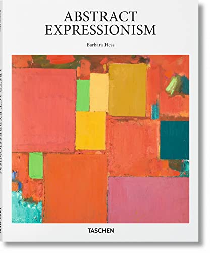 Book cover for “Abstract Expressionism” featuring a colorful, geometric painting.