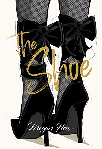 Book cover featuring a stylish illustration of black boots with bows.