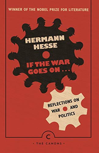 Book cover: red background, silhouettes of soldiers, title “If the War Goes On...”