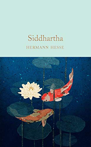 Book cover: “Siddhartha” by Hermann Hesse, with koi and lilies.
