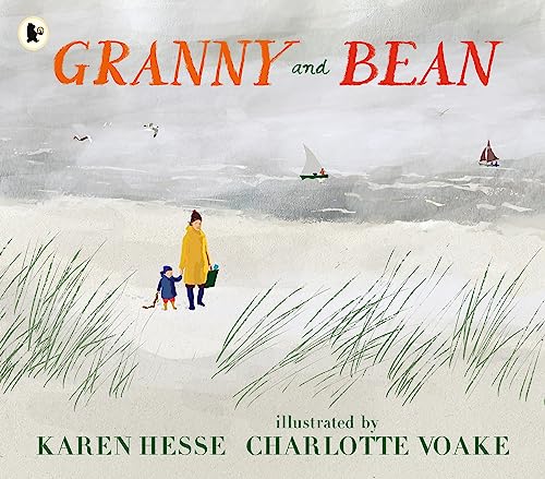 Book cover: Granny and Bean walking on a beach with tall grass.