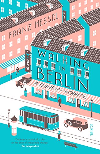 Illustrated book cover depicting a stylized Berlin street scene.