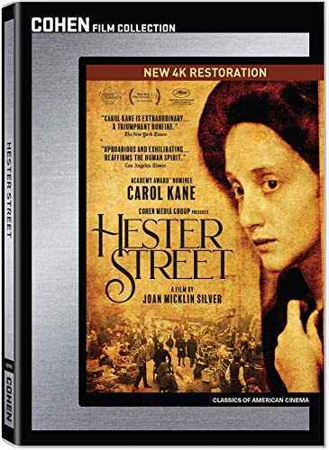 DVD cover for "Hester Street" featuring Carol Kane in a period drama.
