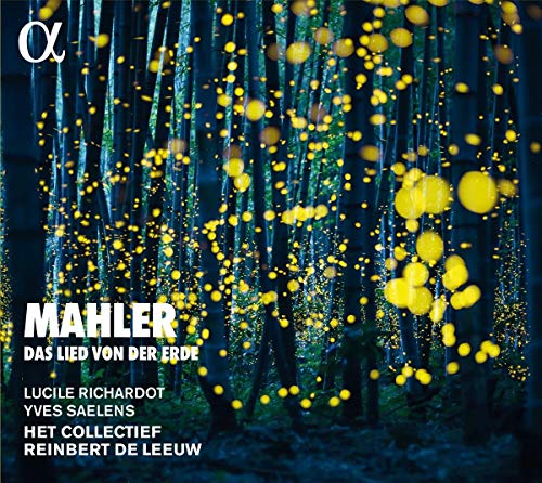 "CD cover featuring a forest with glowing yellow fireflies and white text."