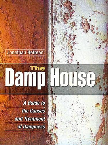 Book cover for The Damp House by Jonathan Hetreed featuring a textured wall background.