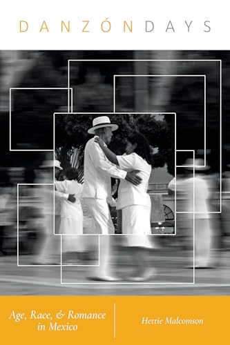 Book cover: couple dancing, white clothing, blurred background, geometric lines.