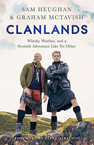 Book cover: two men in kilts standing on a Scottish hillside.