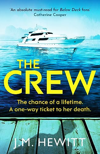 Book cover featuring a large yacht on blue water, with bold yellow text.